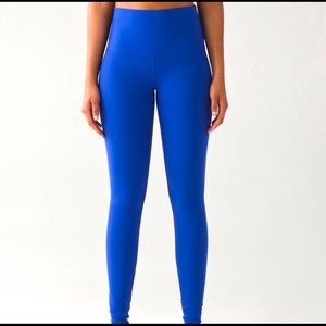 Lululemon High-Rise Wunder Under Sapphire Blue